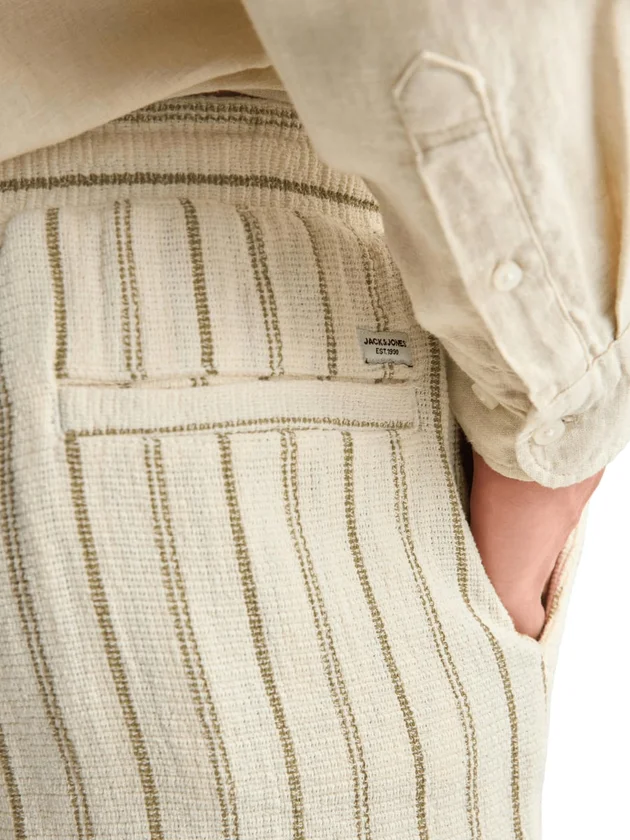 Jaiden Coba Stripe Jog Shorts Reg Ln
