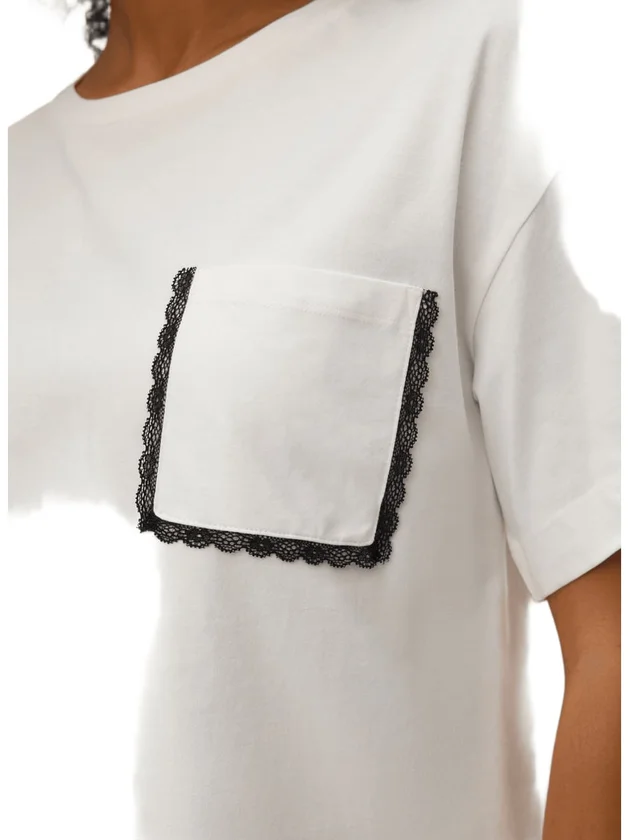 Jumbo S S O Neck T Shirt Jrs Btq