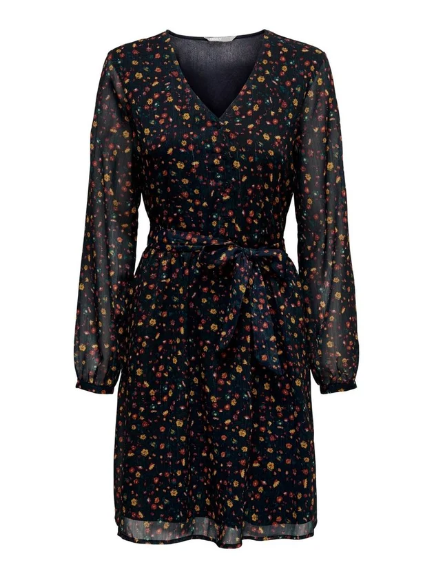 Valerie L S V Neck Dress Ptm