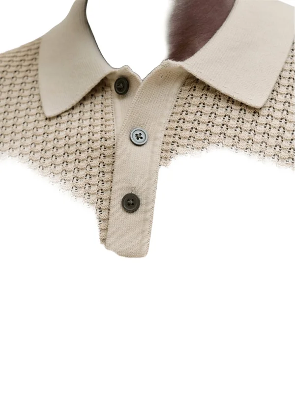 Kingsley Knit Polo Ss Ln
