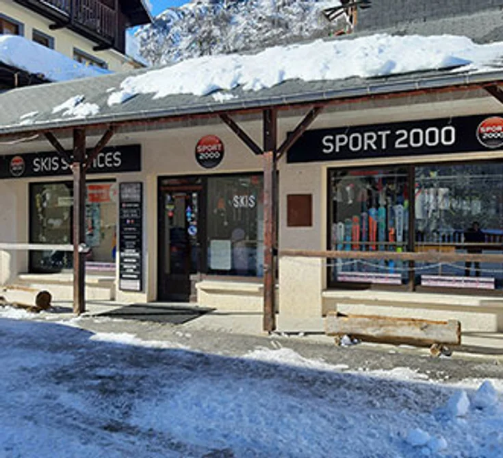 Extérieur du magasin SPORT 2000 SAINT COLOMBAN-VILLARDS SKIS SERVICES