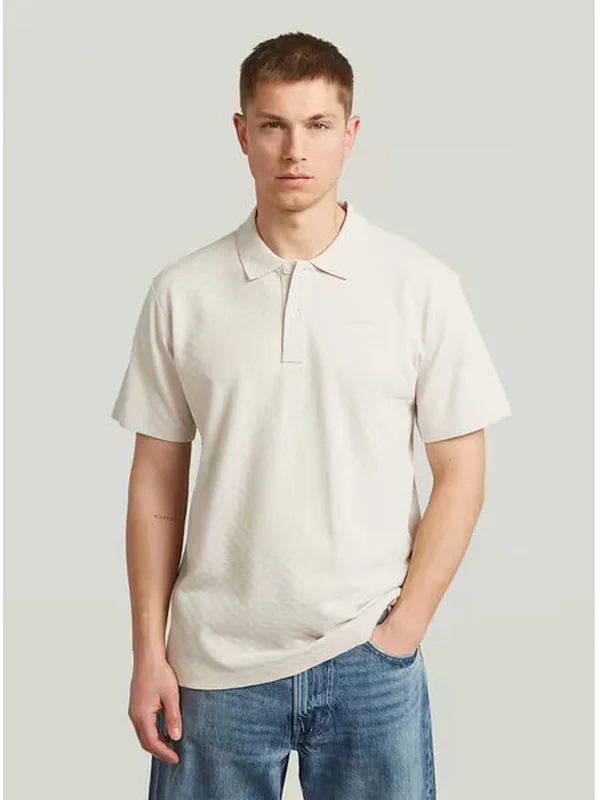 Core Regular Jacquard Polo Ss