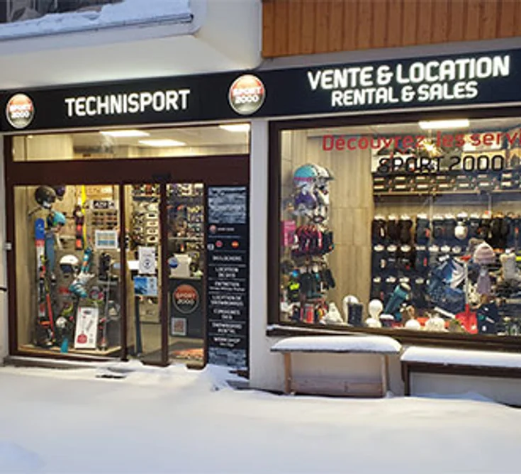 Extérieur du magasin SPORT 2000 LES 7 LAUX TECHNISPORT