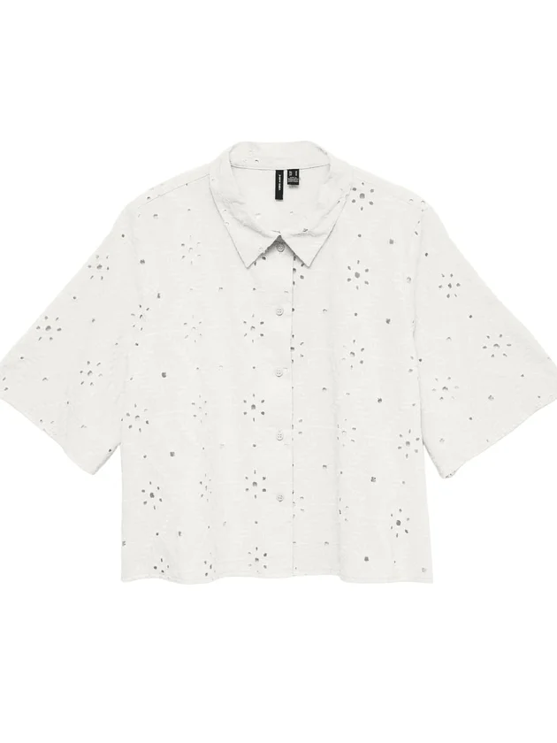 MELIZA Short Sleeve Shirt Wvn Noos