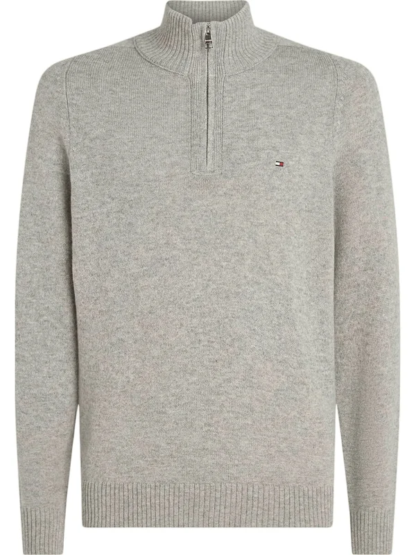 Lambswool Zip Mock