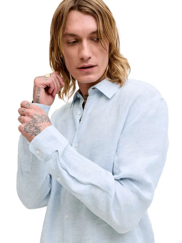 Lawrence Linen LS Shirt Sn
