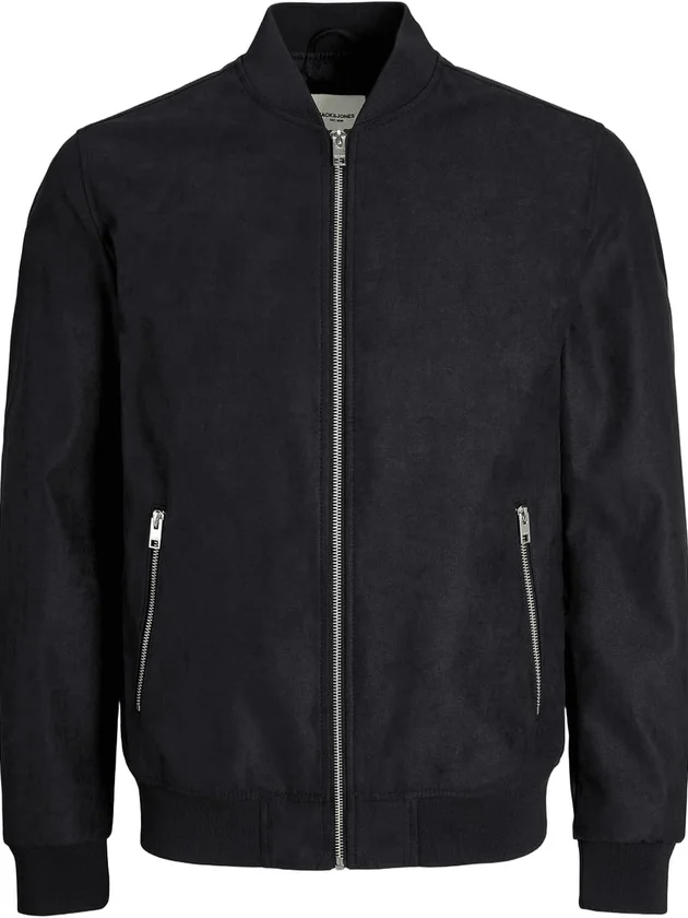Faux Suede Bomber