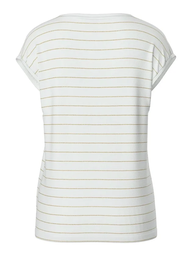 Pcbillo Tee Lurex Stripes