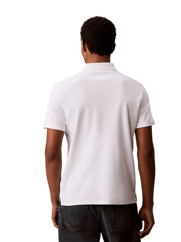 Slim Supima Logo Patch Polo