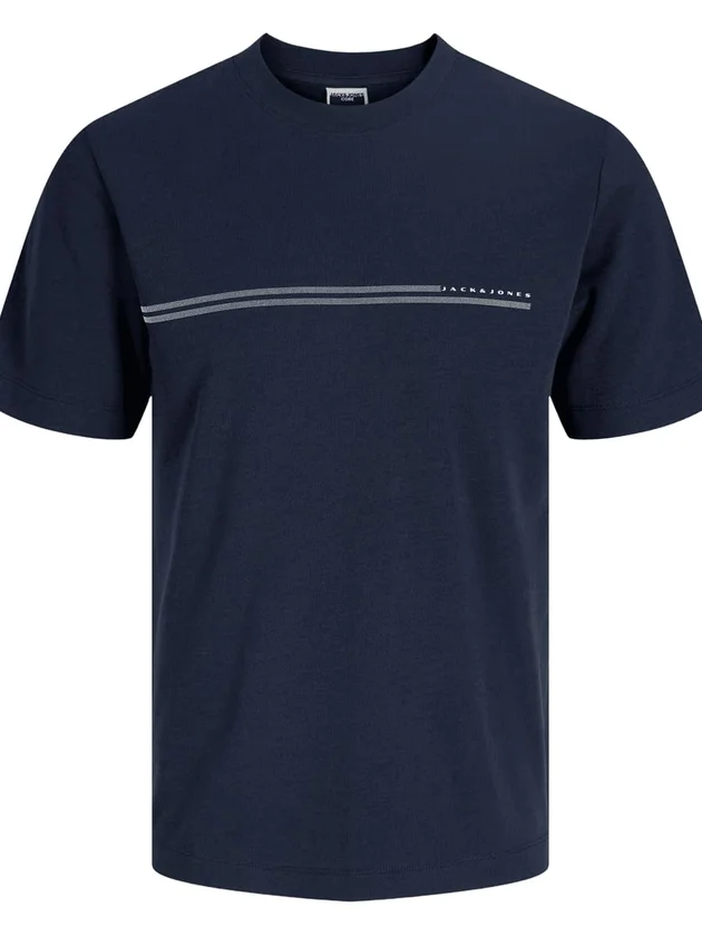 Jcofusion Chest Brand Tee Ss Crew Noos