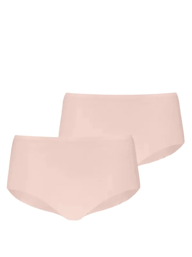 Invisible Cotton Mini Shorts 2P