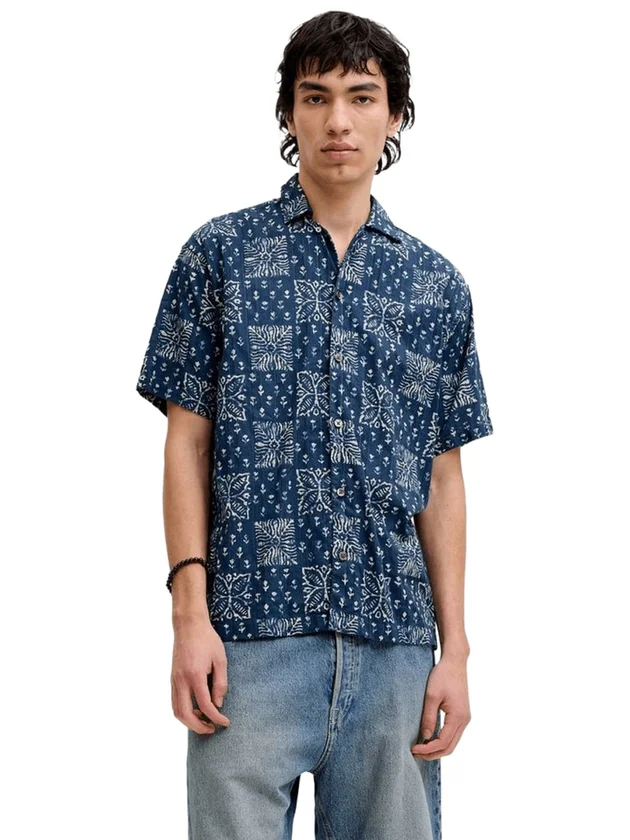 Print Dobby S S Shirt Sn
