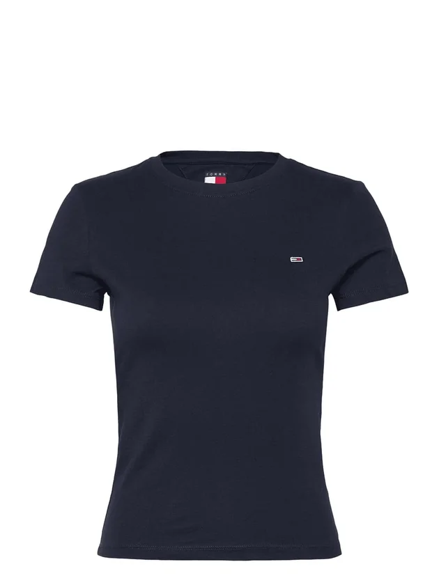 Slim C Neck Tee
