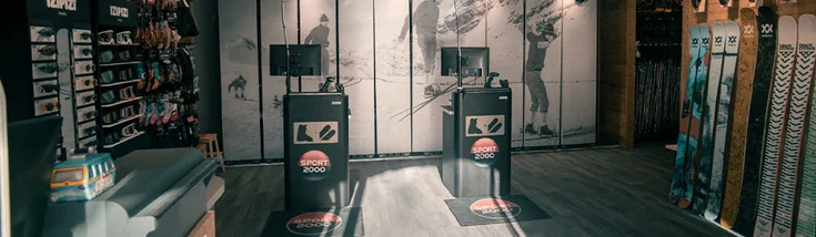 Intérieur du magasin SPORT 2000 AURON FLOW SPORT