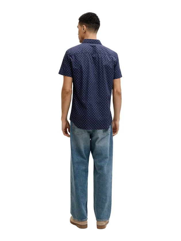 Jjmatheo Detail Print Shirt Ss