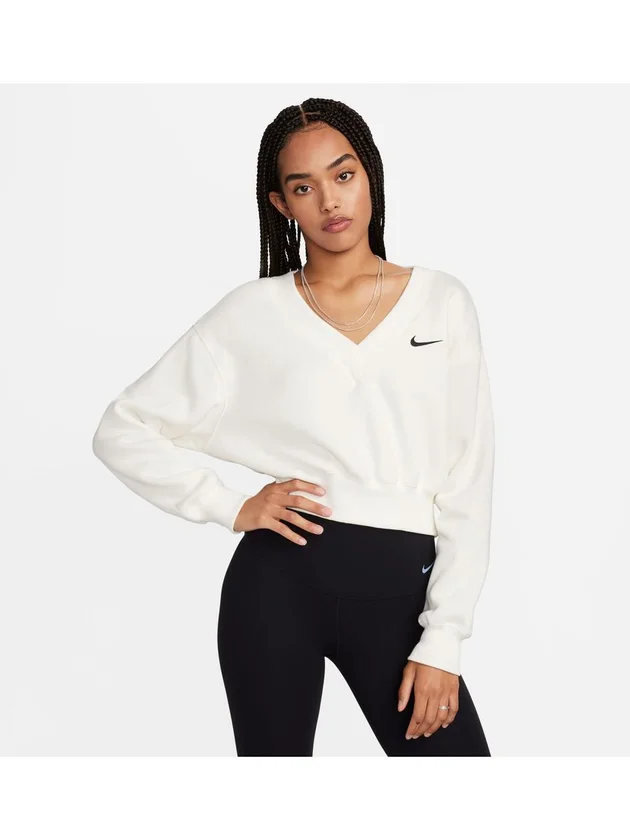 Phnx Flc Crop Vneck