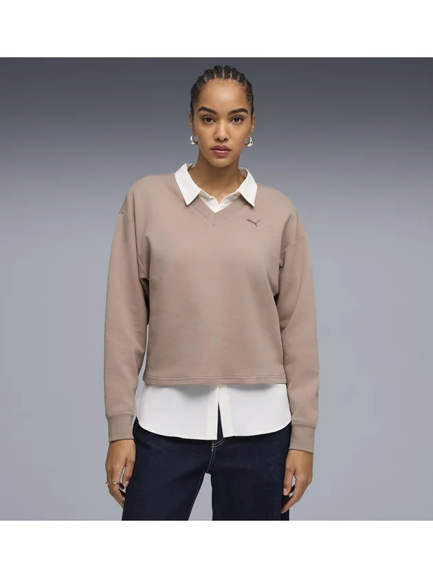 Elevated Comfort V Neck Crew