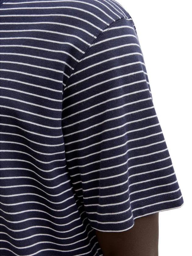 Jjedover Striped Tee Ss Crew Neck Sn