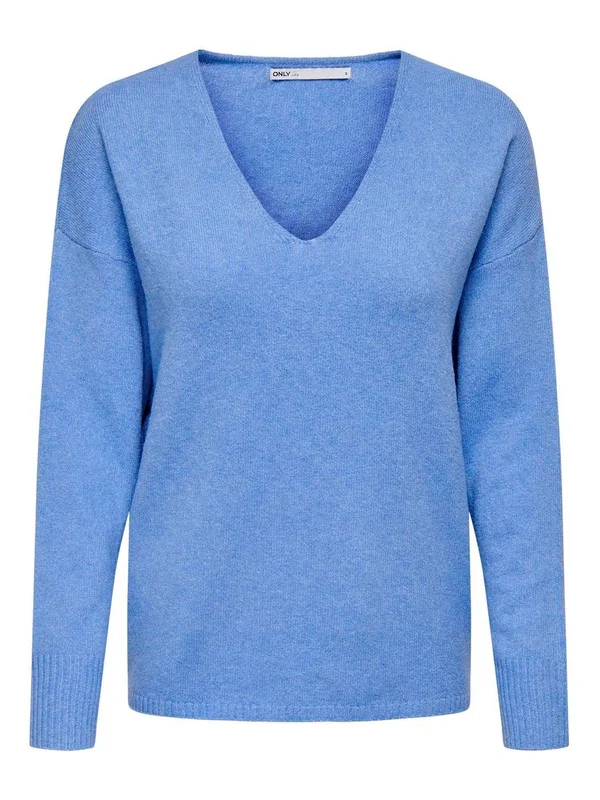 Onlrica L S V Neck Pullo Knt Noos