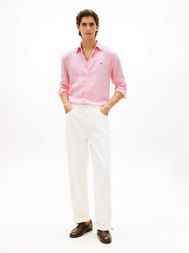 Linen Bengal Stripe RF Shirt
