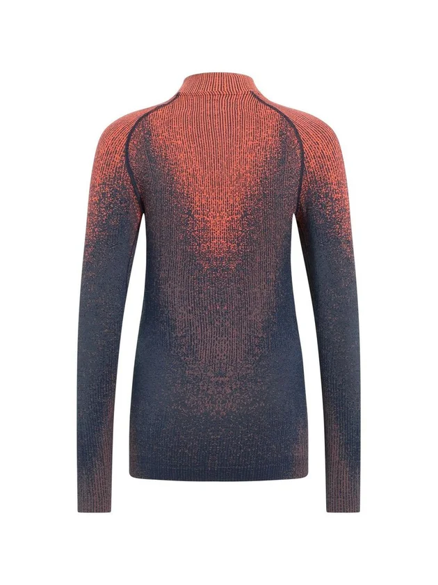 Bl Top Turtle Neck L S Half Zip