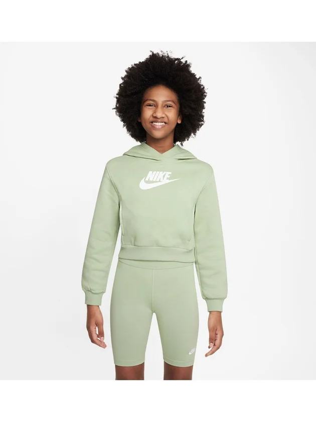Club Fleece Crop Hdy Hbr