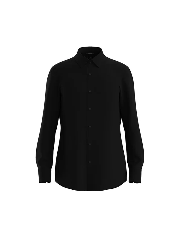 P-Hank Slim Fit Chemise Col Kent Poignets Boutonnés