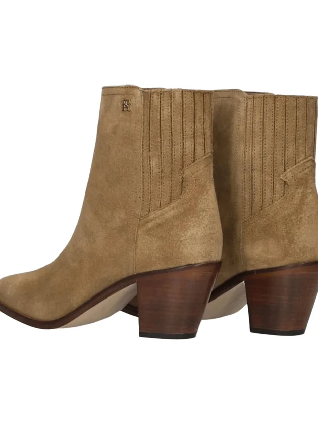 Western Mid Heel Suede Chelsea