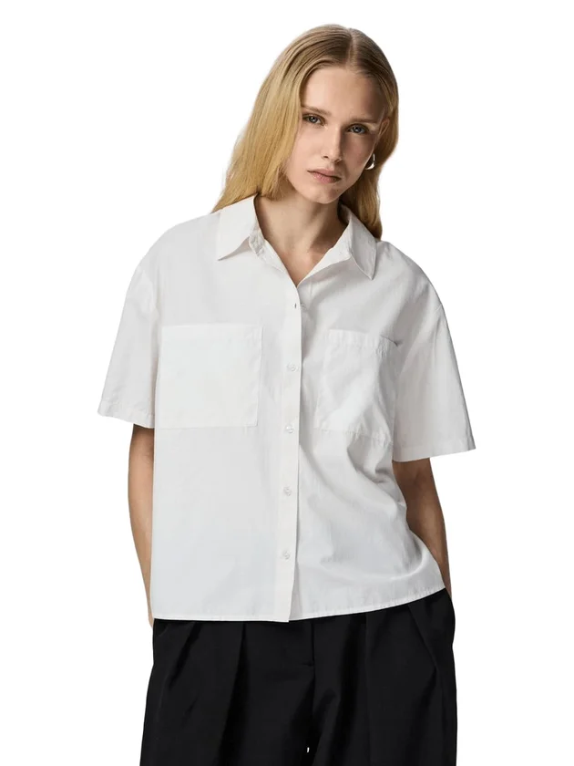 Pcmelia Ss Shirt Wvn Noos