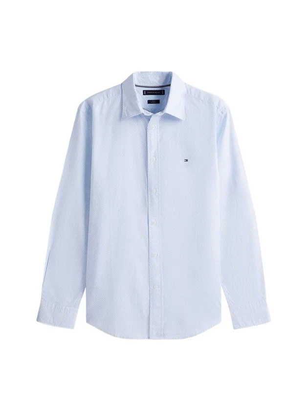 Flex Poplin Micro Rf Print Shirt