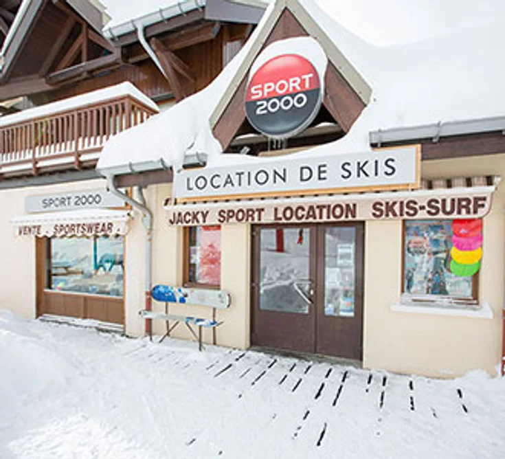 Extérieur du magasin SPORT 2000 VALMEINIER 1800 SNOW FLEX
