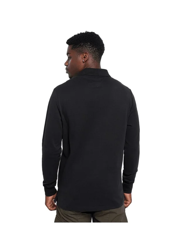 Tjm Slim Placket Polo Ls Ext