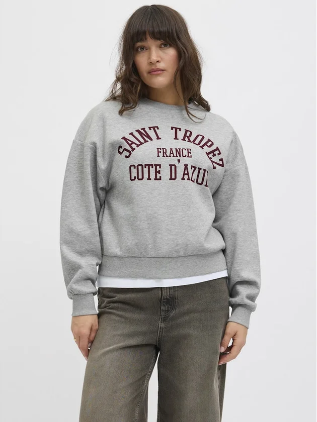 Jxmerle Rlx Short Ls Crew Swt Ln