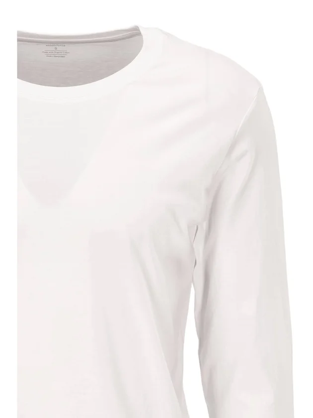 Organic Basic Tee LS O Neck Noos