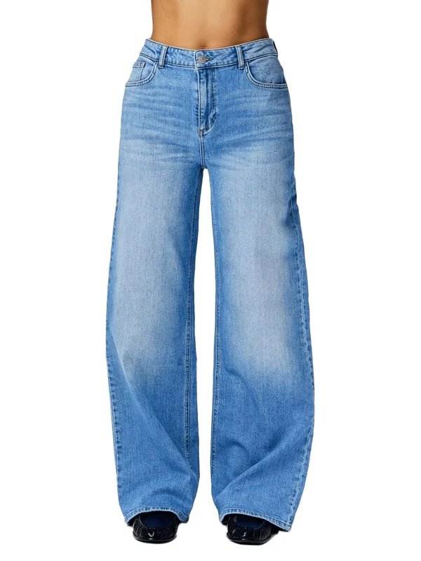 Silke Mid Wide Jeans Noos