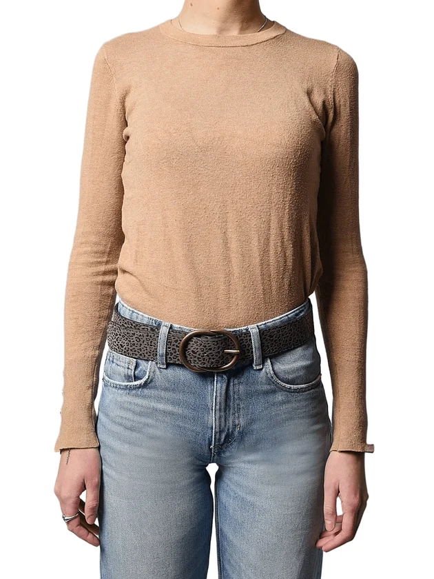 Pclaura Leather Jeans Belt