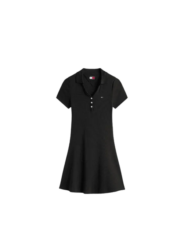 Rib Polo Dress Ext