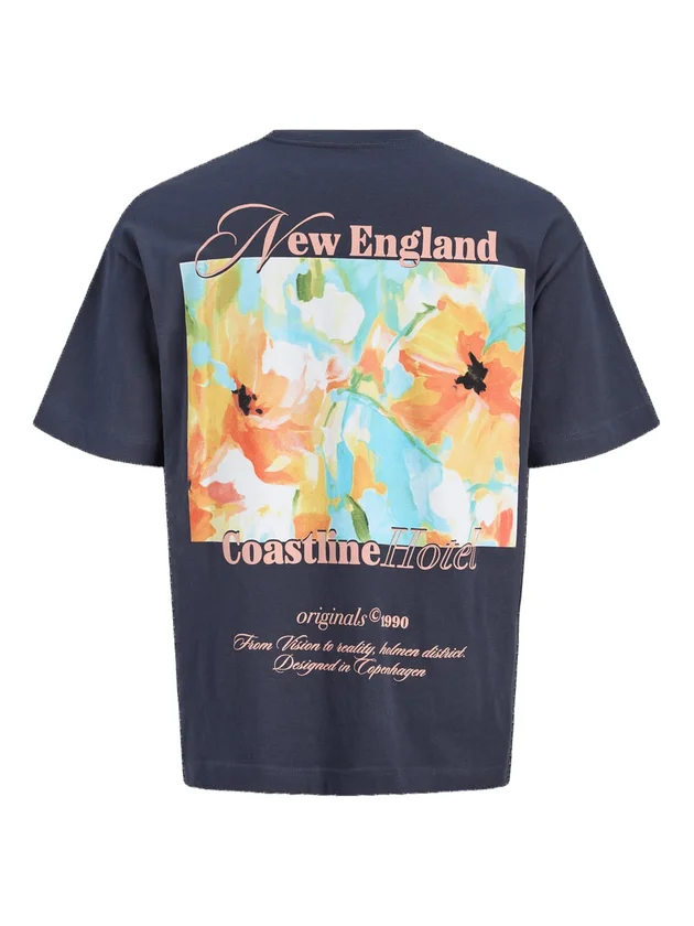 Jormontauk Back Graphic Tee Ss Cn E