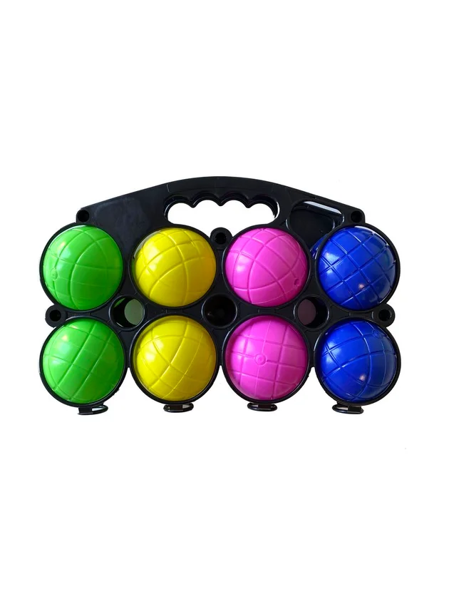 Quadrette De Petanque 8 Boules Plastique Neo