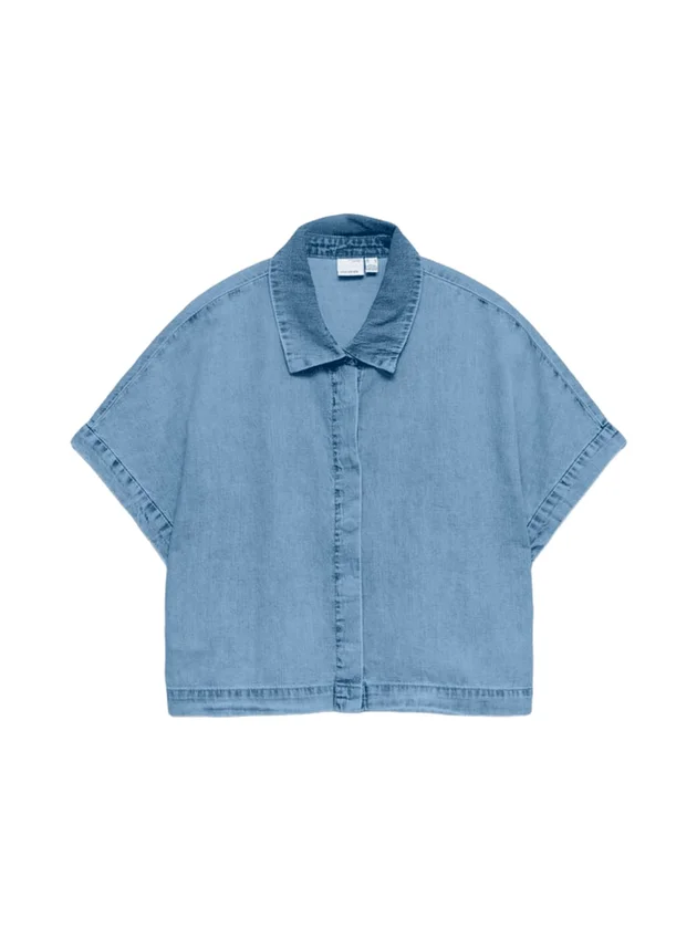 Mingeborg Ss Denim Shirt Mix