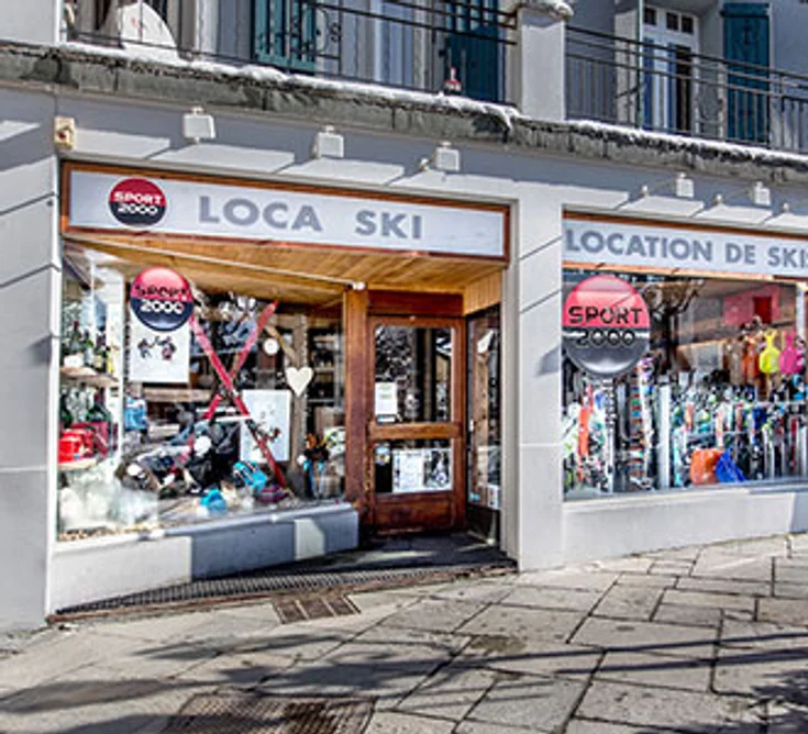 Extérieur du magasin SPORT 2000 SAINT GERVAIS LES BAINS LOCA SKI