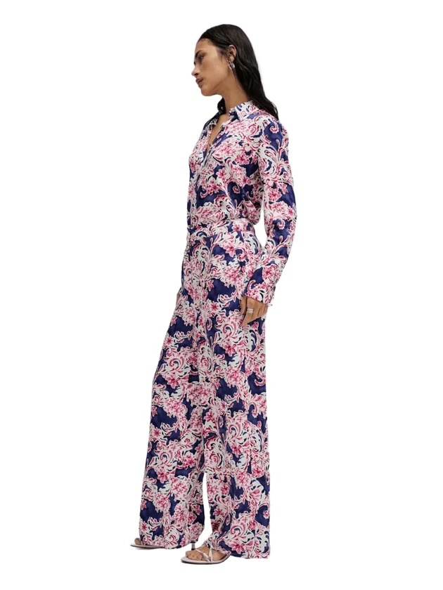 Print Hight Rise Pants