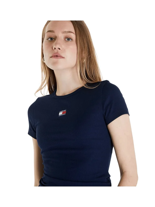 Slim Badge Rib Tee