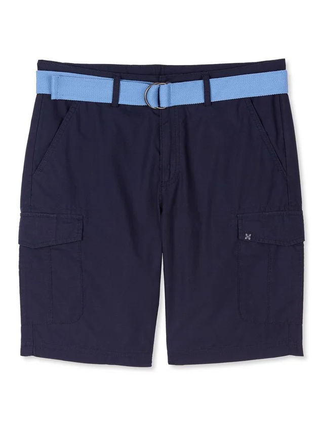 Short Popeline Ceinture Intégrée