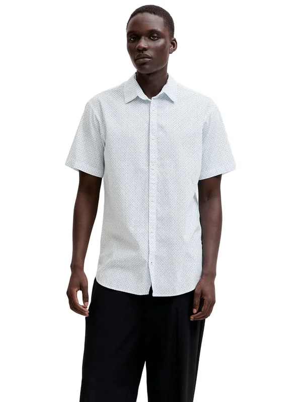 Jprblasummer Linen Blend Print S S