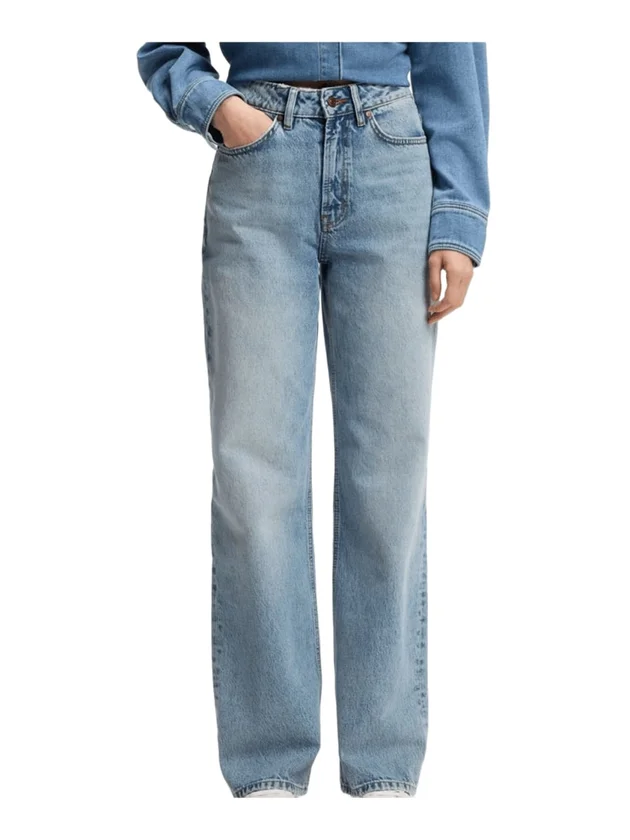 Jean Jambes Larges Taille Haute