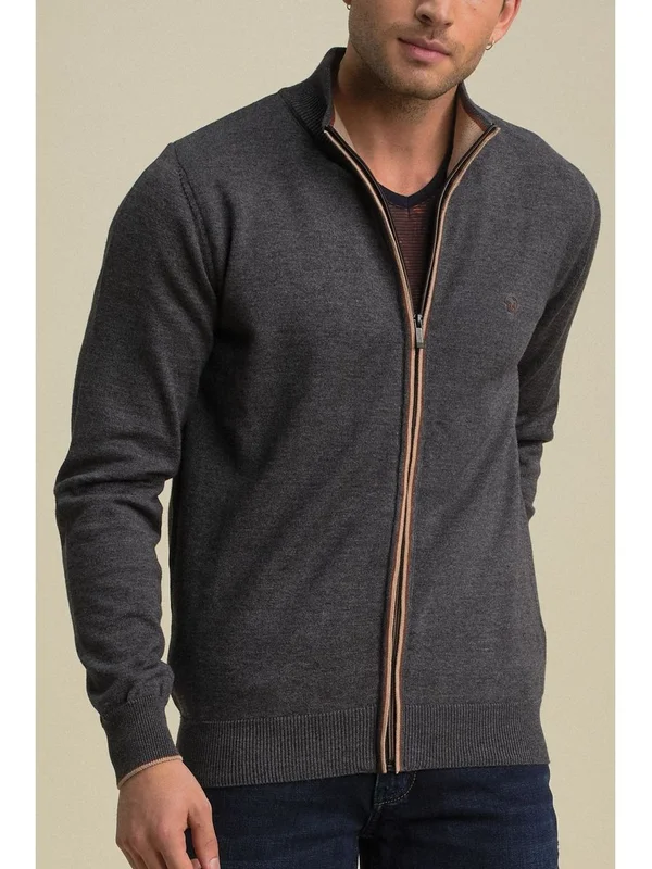 Classic Pull Gilet Capuche