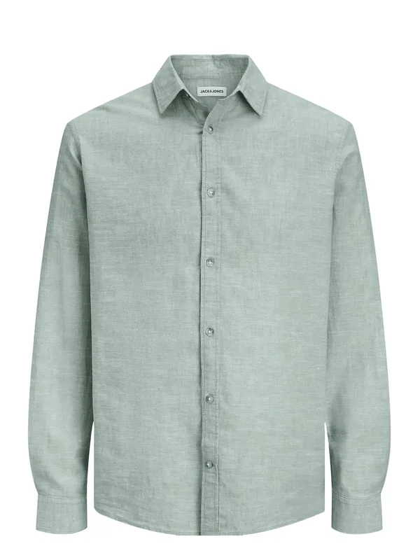 Jjesummer Linen Blend Shirt L S Sn
