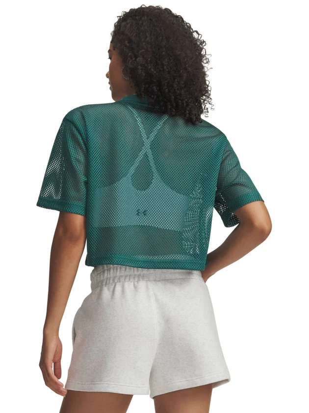 Football Mesh Crop Tee