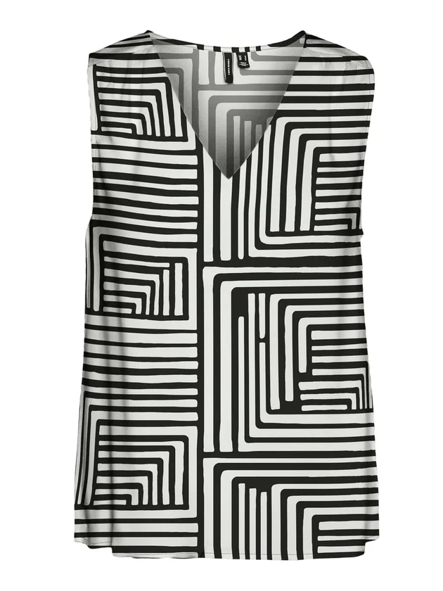 Easy Joy V Neck Top Wvn Ga